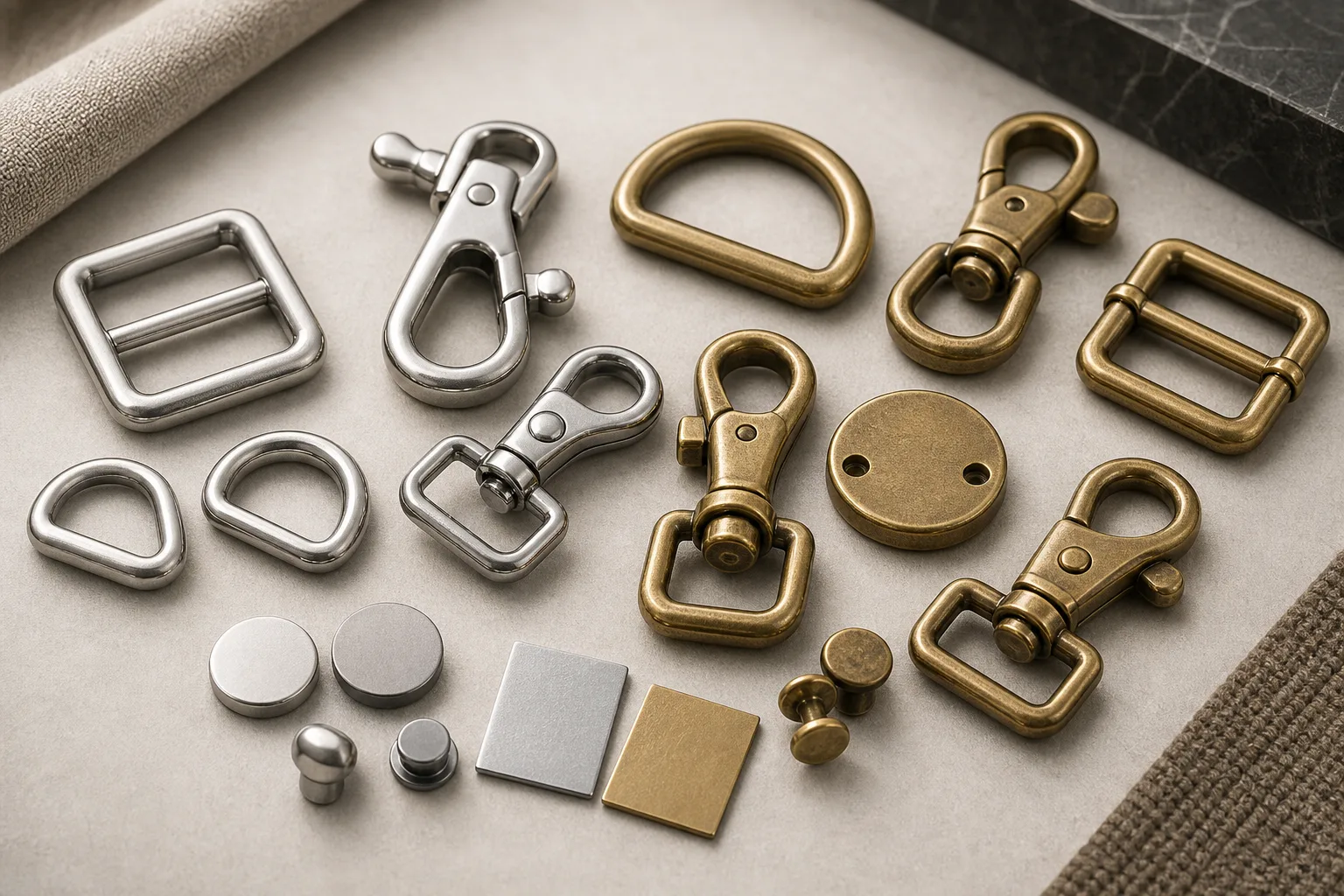 Zinc alloy vs brass hardware guide image