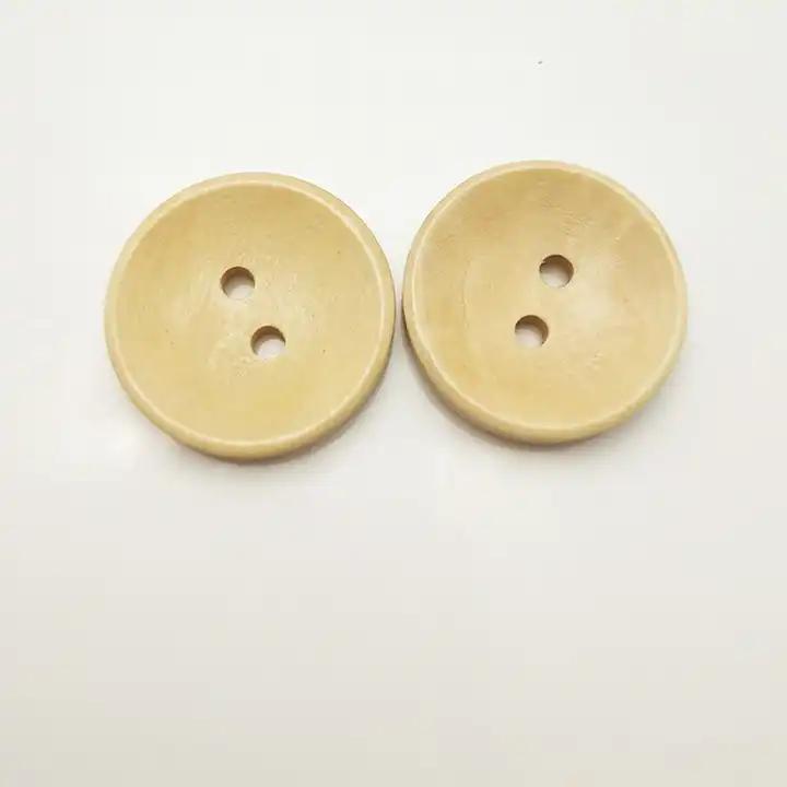 Two-Hole Natural Wooden Button hardware product image