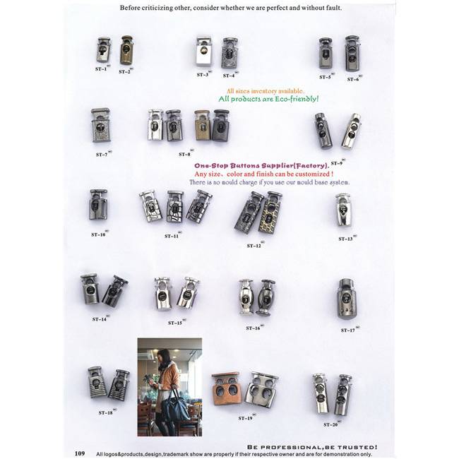Zinc Cord End Stopper Lock hardware product image